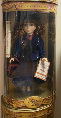 Porcelain Fashions of the Century 1940's Doll Collector's Choice Limited  Edition