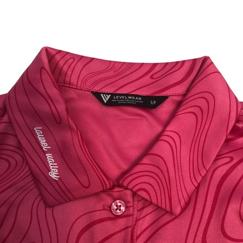 Polo de golf femme LEVELWEAR rose S/P magnifique - Photo 4/10