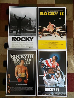 Rocky 11X17 Movie Posters Set of 4 Italian Stallion Apollo Creed