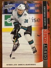 20-21 UD Series 1 Hockey Debut Dates DD-8 Mario Ferraro