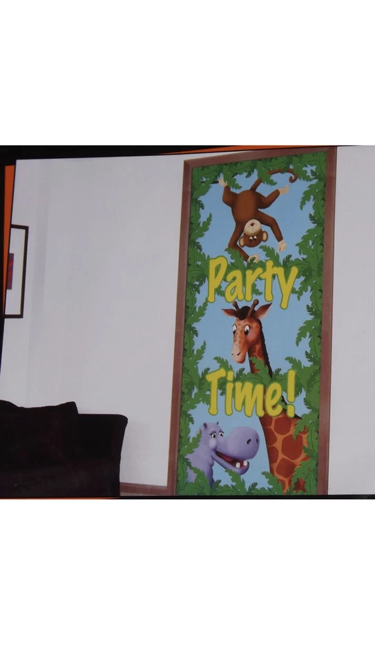 Jungle Pals Scene Setter, Wall Mural, Party Decoration, Picture Prop - 30" x 60" - Image 4 of 4