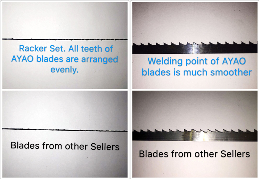 Super Glue AYAO 59-1/2 Inch Bandsaw Blade - 1/8 Inch 12TPI For Wood Super Glue AYAO 59-1/2 Inch Bandsaw Blade - 1/8 Inch 12TPI For Wood