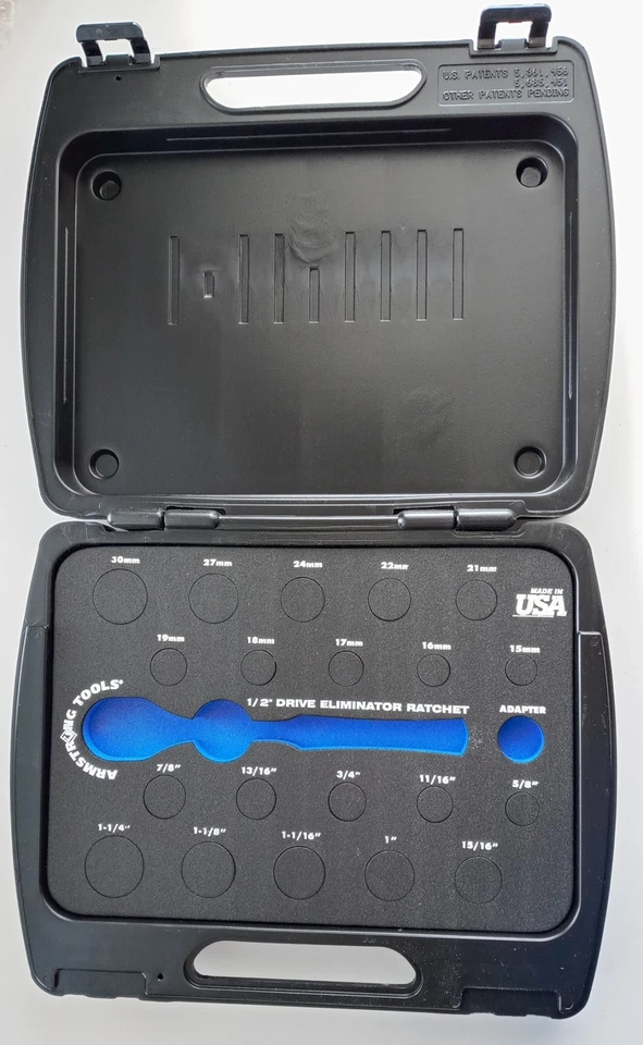 Armstrong 16-624 1/2" Drive Eliminator Blow Mold Case (Case Only) 5MH46 USA - Image 2 of 2