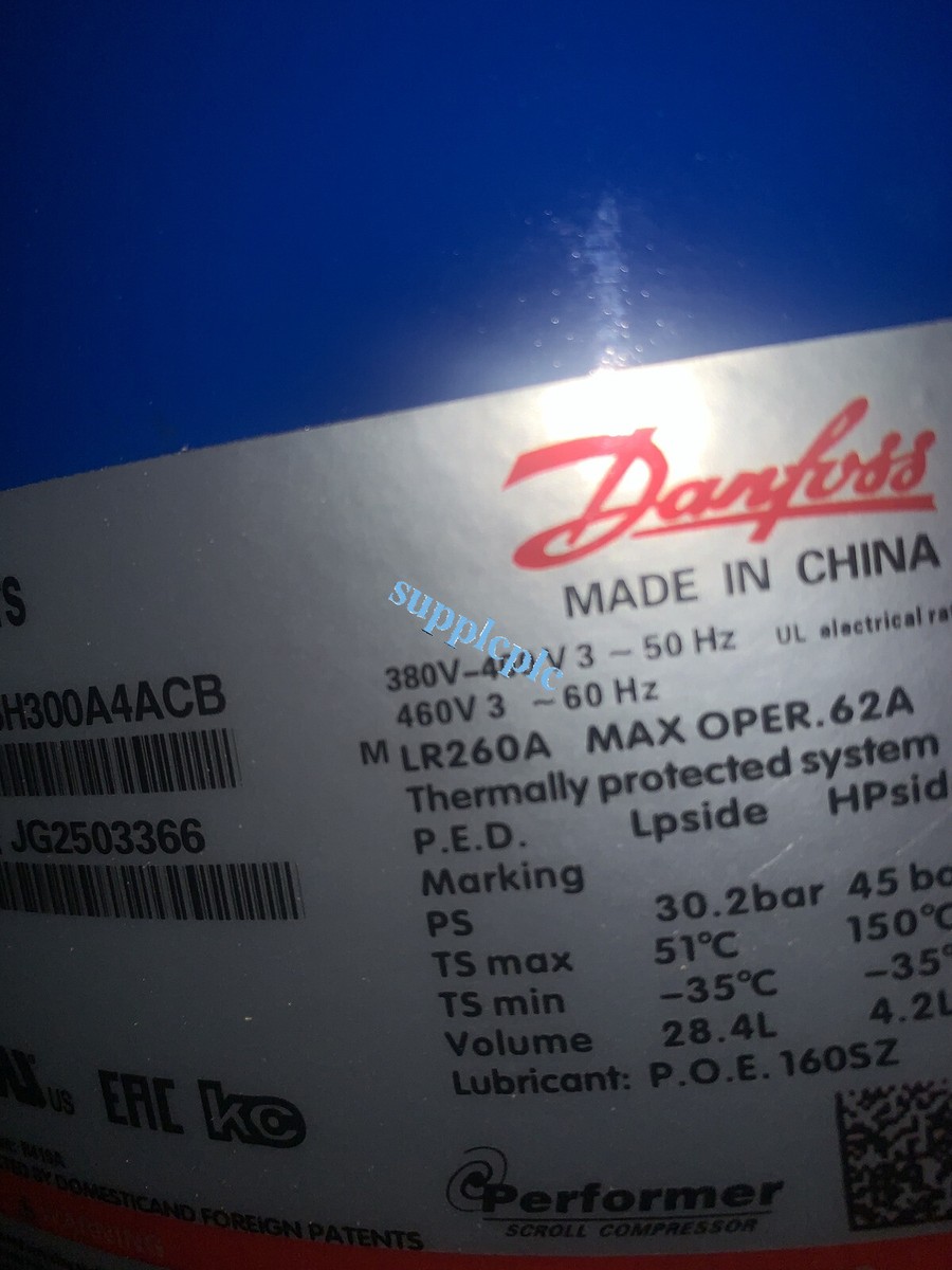 Compresseur Danfoss SH300A4ACB - Neuf Dans Son Emballage D'origine