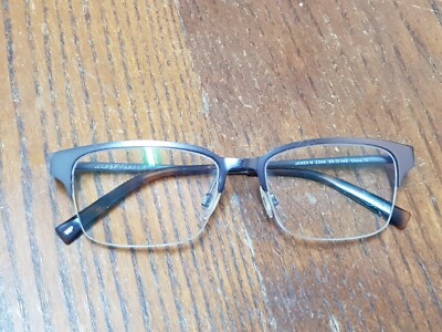WARBY PARKER JAMES W 2306 BRILLENGESTELL EYEGLASSES METALL HALBRANDLOSES GESTELL