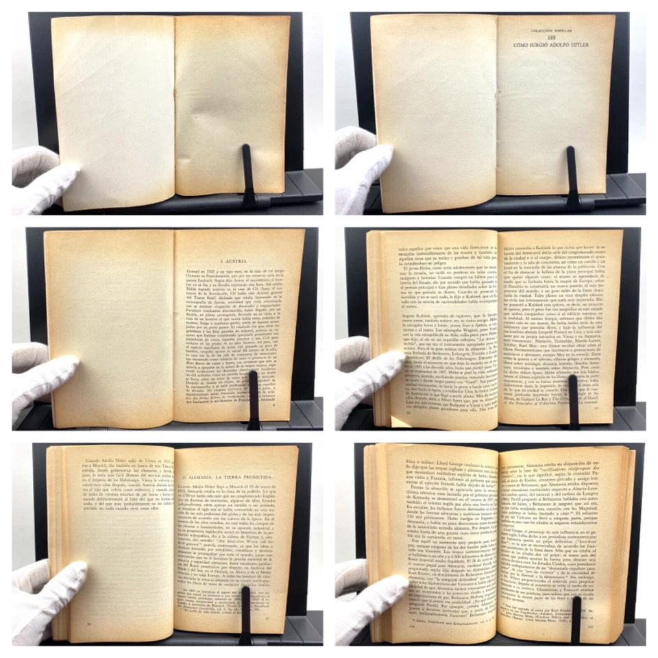 1981 Como Surgio Adolfo Hitler, Nacimiento y Ascenso del Nazismo, 1ra. Edicion - Image 3 of 4