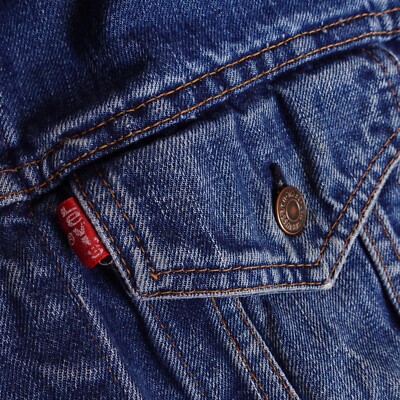 Vintage 70s Levis 70505-0217 Denim Type 3 2 Pocket Trucker Vintage 70s Levis 70505-0217 Denim Type 3 2 Pocket Trucker