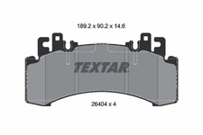 Bremsscheiben-Bremsbeläge-Kit Textar 2640401  für OE 0004200906 - 0004202506