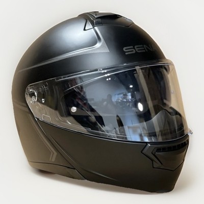 Sena Impulse Helmet Motorcycle Bluetooth Modular Black Harman Kardon (XL)