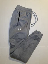 Under Armour Coldgear Gray Fleece Performance Joggers Size Medium