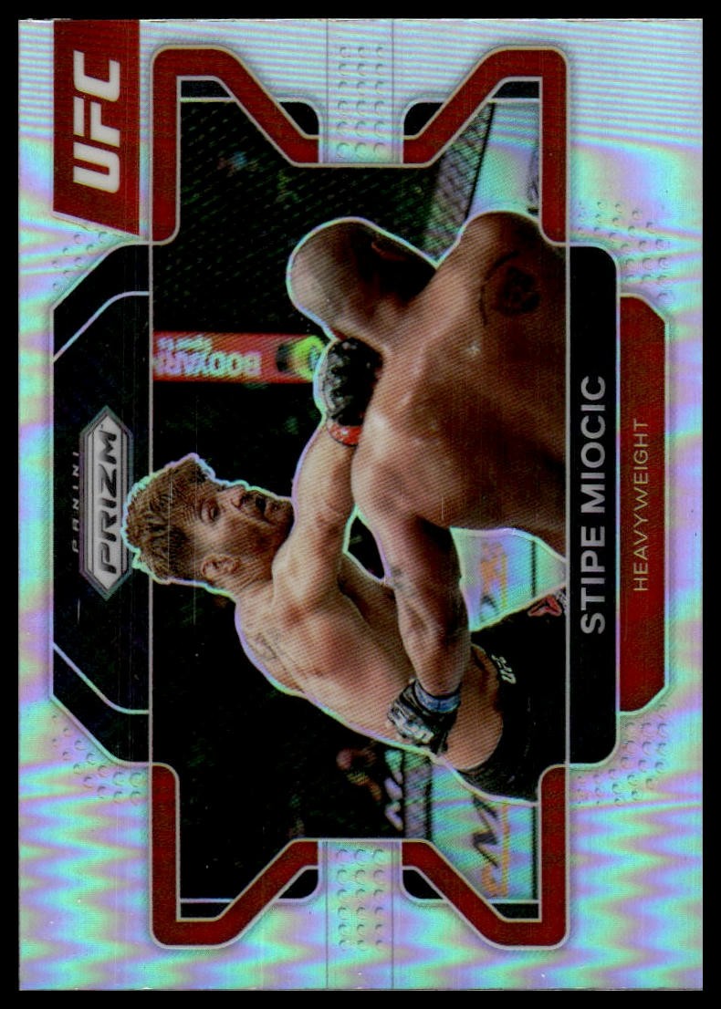 2022 Panini Prizm UFC Stipe Miocic #100 Silver