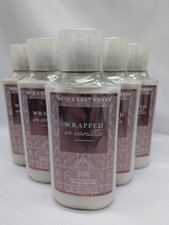 Qty 6 Bath Body Works WRAPPED IN VANILLA Daily Nourishing Body Lotion 8 oz