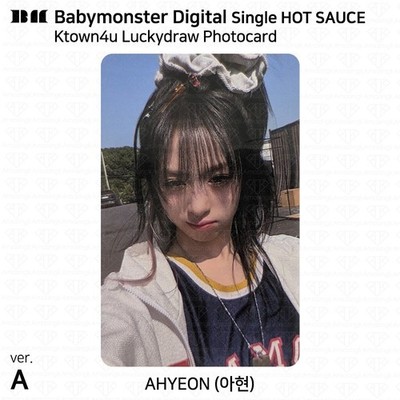 BabyMonster Digital Single Hot Sauce Ktown4u LuckyDraw Photocard