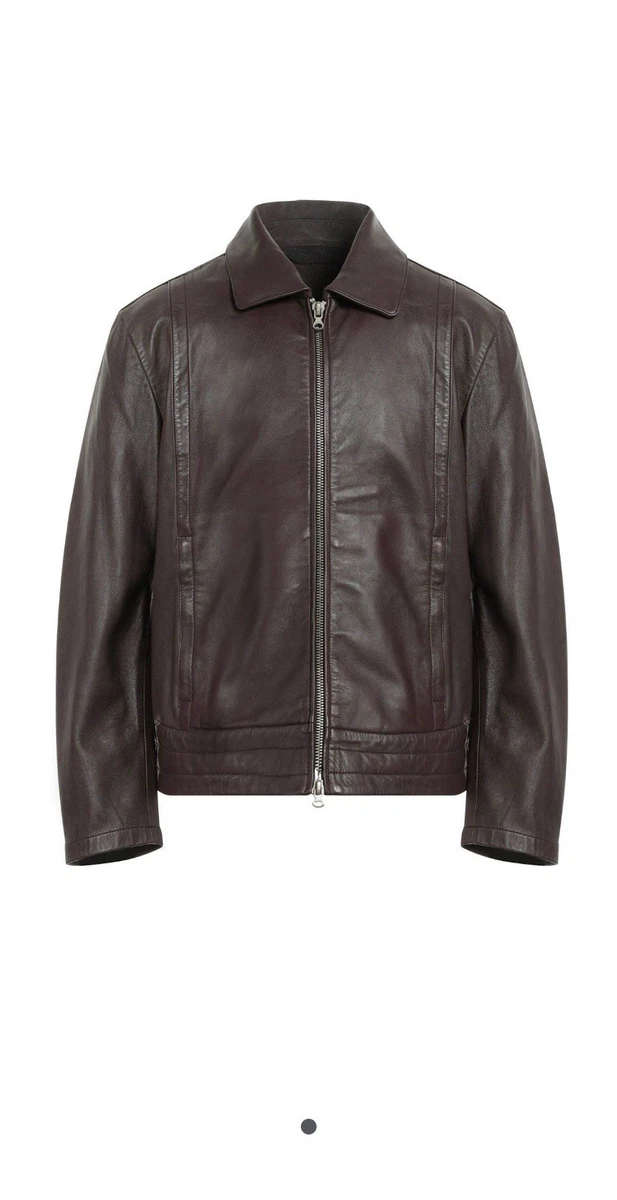 Diesel Leather Outer Shell Brown Coats, Jackets & Vests for Men