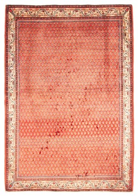 Traditional Vintage Hand-Knotted Area Rug 3'4'' x 4'9'' Oriental Wool Carpet