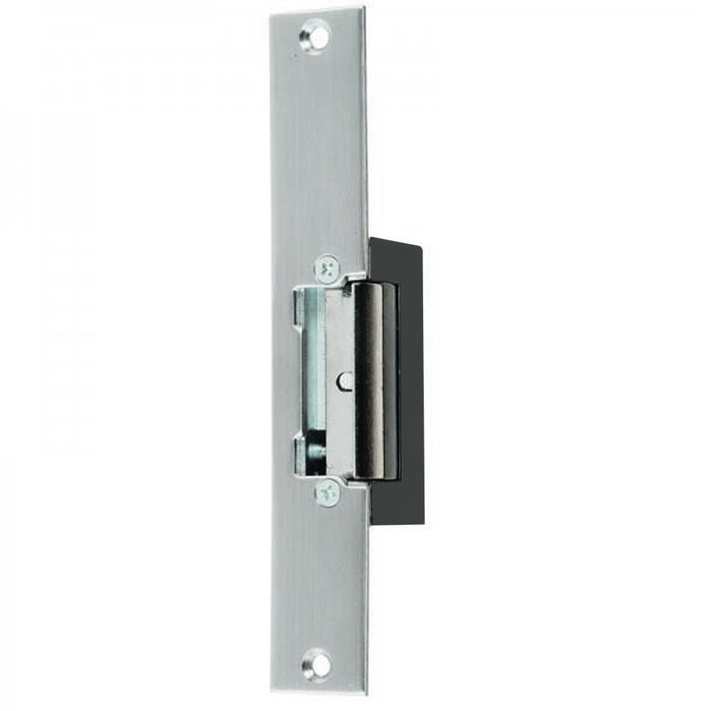 Gâche électrique 12V avec têtière serrure verticale 88 mm pour porte droite entrée maison