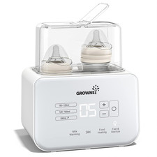 Baby Bottle Warmer, 8-In-1 Fast Milk Warmer with Timer Breastmilk or Formula, F