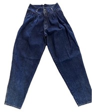 Vintage 80s Jordache Jeans - No Exit High Waisted 3 Button Pleated 11/12 Jar EUC