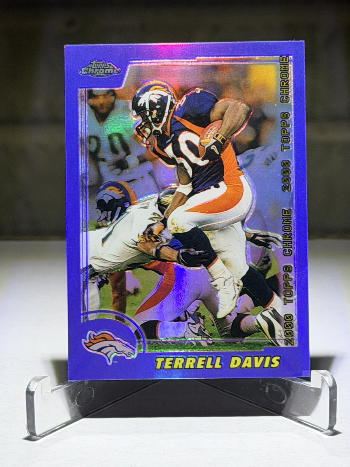 2000 Topps Chrome Refractor #60 Terrell Davis | Broncos