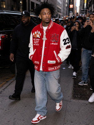 AMIRI  Varsity Jacket Red  Embroidered Logo Men's L