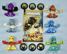 2001 McDonalds Lego Bionicle TOHUNGA - Toa Matoran Set with 6 Discs  Comic Book
