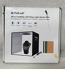 Puluz CRI Color Temperature Dimmable 30cm Foldable LED Ring Light Studio