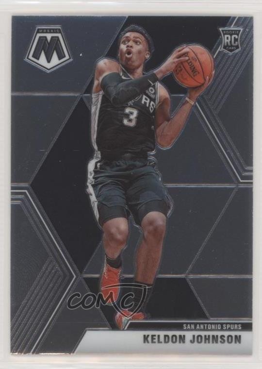 2019-20 Panini Mosaic Rookies Keldon Johnson #238 Rookie RC hv1
