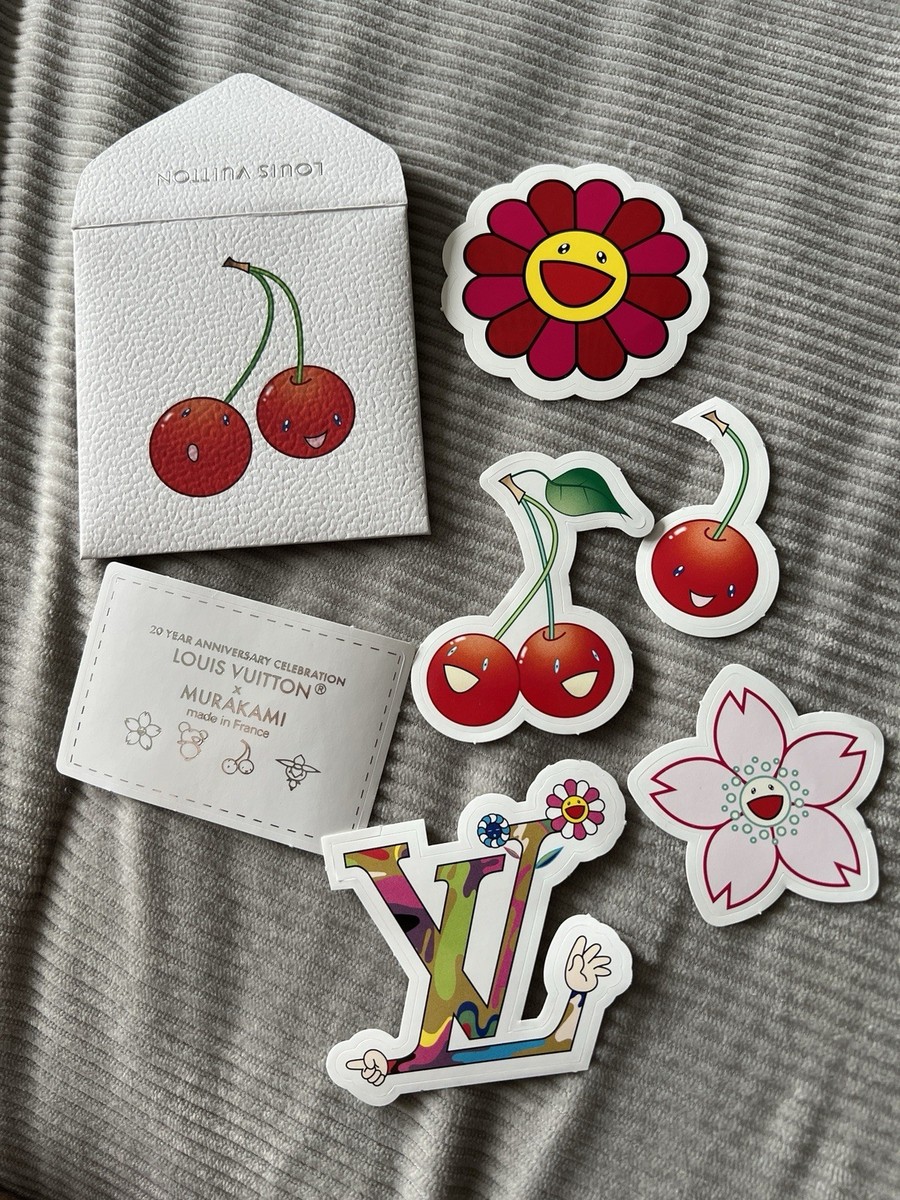 Louis Vuitton x Murakami Cherries 2025 Sticker Pack VIC GIFT- RARE