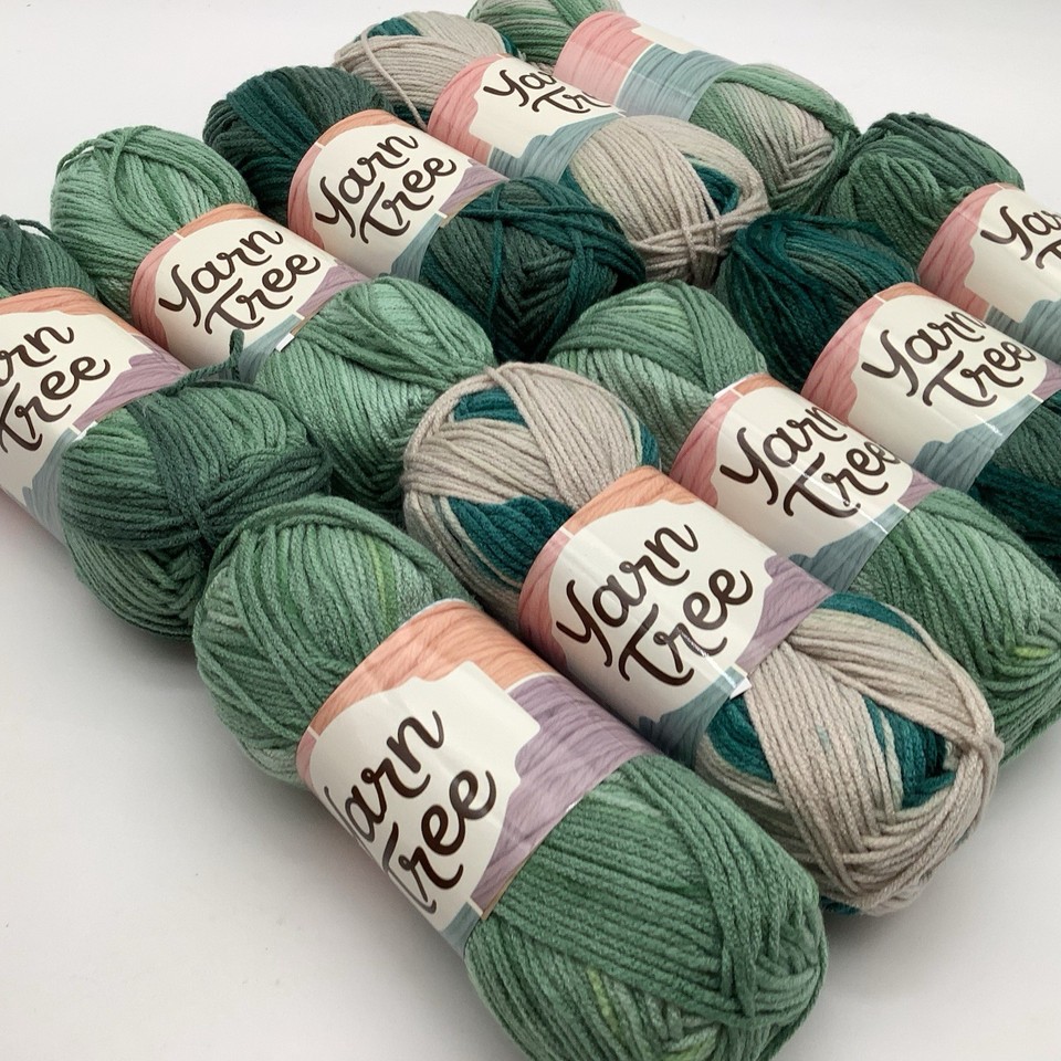Yarn Tree Aran Knitting/crochet Yarn 10X100g Total Weight #A54 | eBay UK
