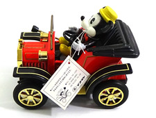 Vintage 1981 Mickey Mouse Lever Car Walt Disney by Masudaya Corp 987