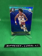 2024-25 Totally Certified Legends Blue Platinum Mirror 49/99 Julius Erving HOF