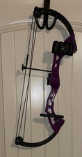 Bear Compound Bow: Quiver, 3-Finger Grip, Whisker Rest, Adj 16-24" 15-45lb