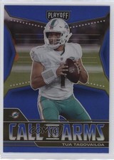 2021 Panini Playoff Call to Arms Blue Prizm Tua Tagovailoa #CA-TTA 1q28