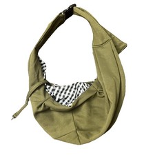 Green Cat Carrier Indoor Fabric, Keep Your Cat Close To You While Doing Chores.