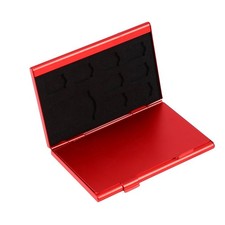 12 Slots SD , Aluminum Card Case Storage, Double Layer Portable Holder Case f...
