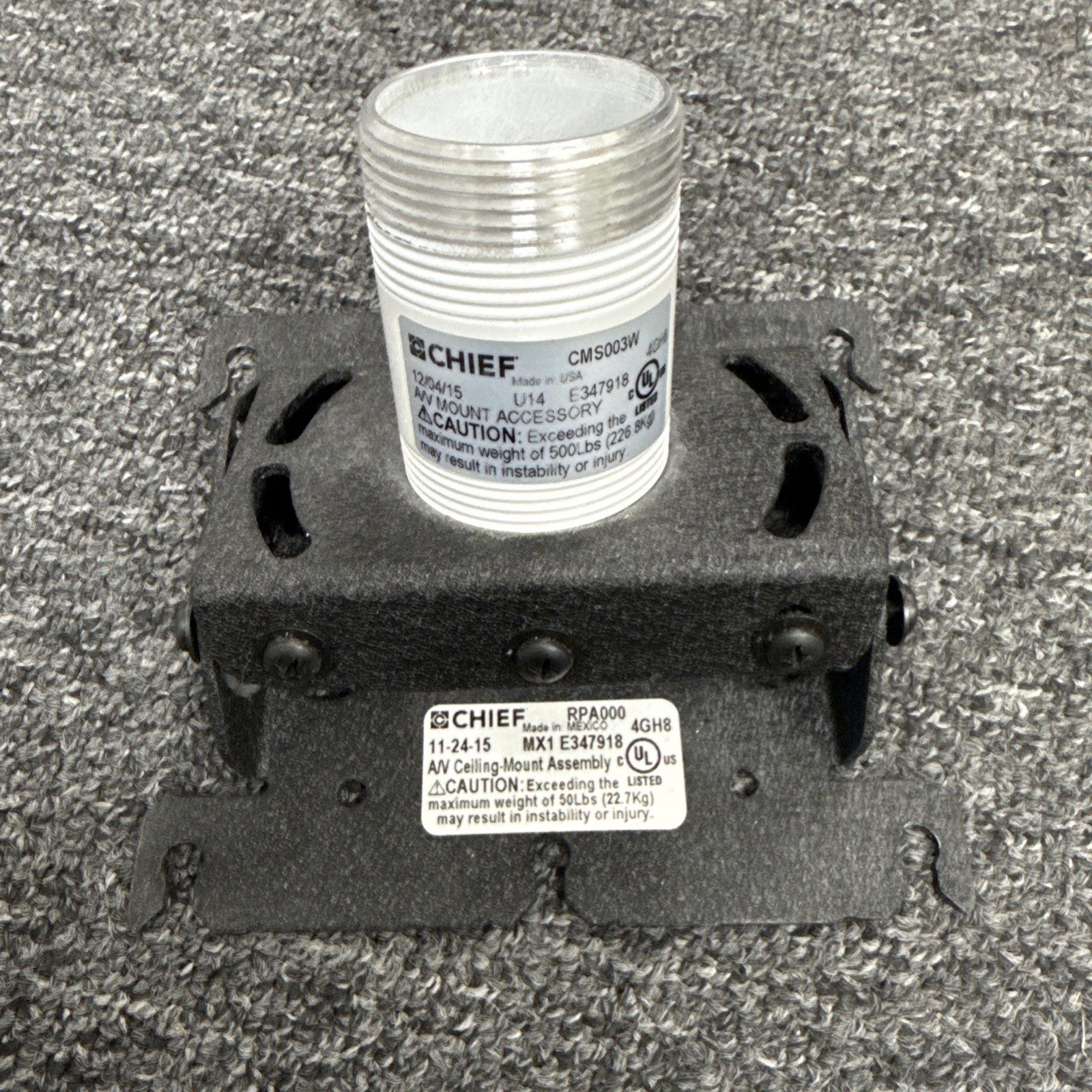 Chief RPA000B RPA Series Ceiling Projector Mount | Black Nice FREE SHIPPING!