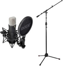 Rode NT1 Signature Series Condenser Microphone with Stand - Black