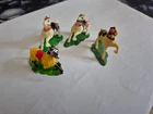 Vintage Toy Marx Knights - Horses - Hong Kong -x 4