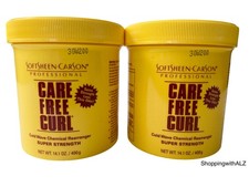 NEW 2 Softsheen Carson Care Free Curl Cold Wave Chemical Rearranger SUPER