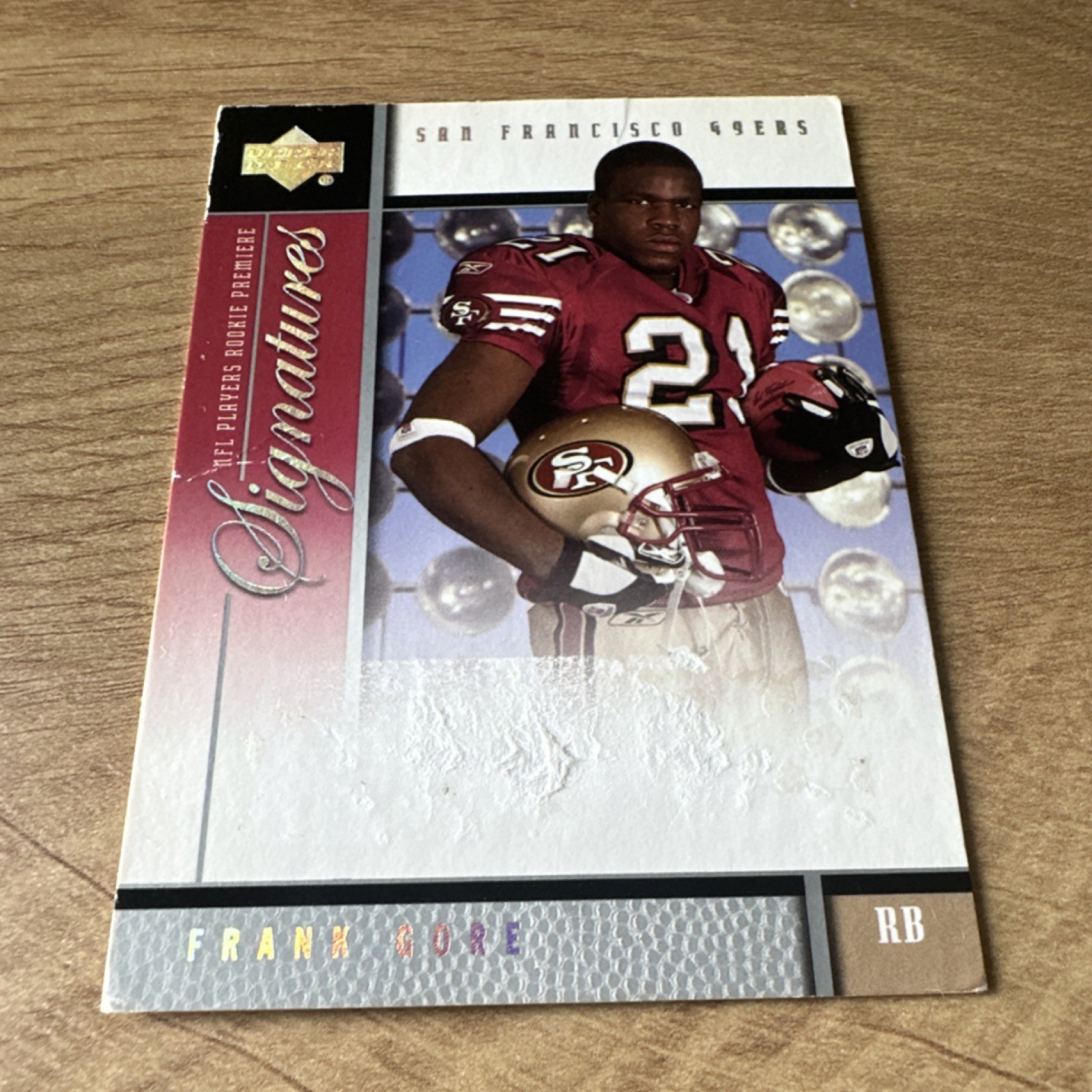 Frank Gore Upper Deck Rookie Players Premiere Signature #RSFG Premiere Signature
