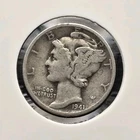 1941-D Mercury Dime 90% Silver US Mint Denver