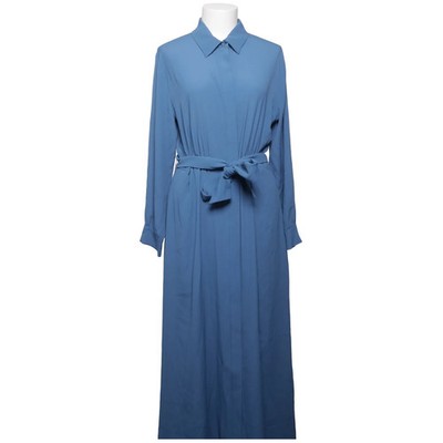 Weekend MaxMara, Maxikleid, Größe: 42, Blau, Acetat/Seide, Einfarbig, Damen #KNw