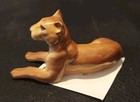 VINTAGE MINIATURE HAGEN RENAKER WILD MOUNTAIN LION CAT W/Card 1995 — photo 6