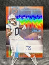 2025 Topps Jatavion Sanders Rookie Class Chrome Auto Red /25