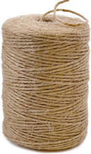 Natural Jute Twine String 600 Feet 2mm Brown Craft Cord for Gardening NEW