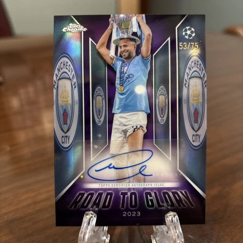 2025 Topps Chrome Riyad Mahrez /75