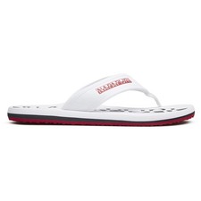 Napapijri Mens Elm Flip Flops Sandals White