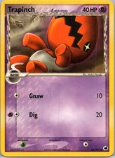Trapinch 68/101 Common Dragon Frontiers Pokemon Lightly Played