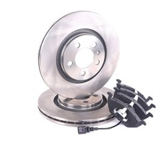 MAPCO Bremsenset Vorne Bremsscheiben Beläge Satz für VW Golf IV Schrägheck (1J1)