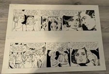 Debbie Deere by Frank Bolle Original Comic Storyboard Artwork 1960s